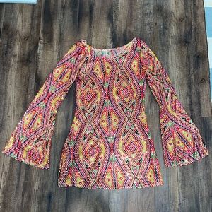 Sequin 60s/70s girl hippie Halloween costume for young girl size unsure